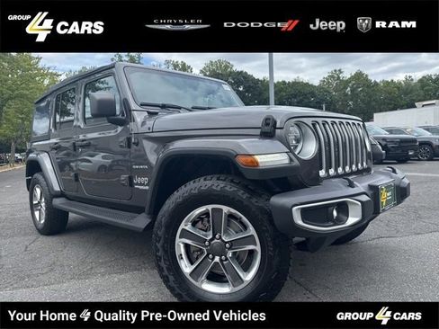 Certified 2021 Jeep Wrangler Unlimited Sahara image 1