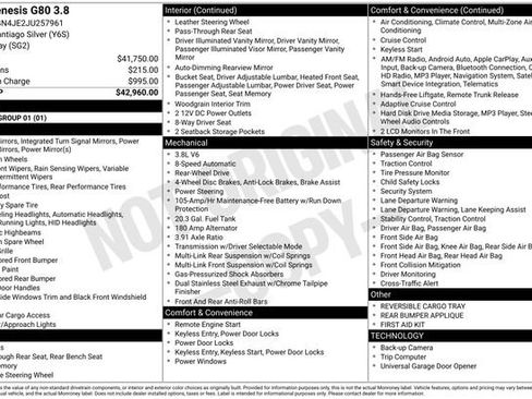 Used 2018 Genesis G80 3.8 image 12