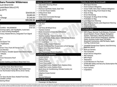 Used 2024 Subaru Forester Wilderness AWD/4WD image 19