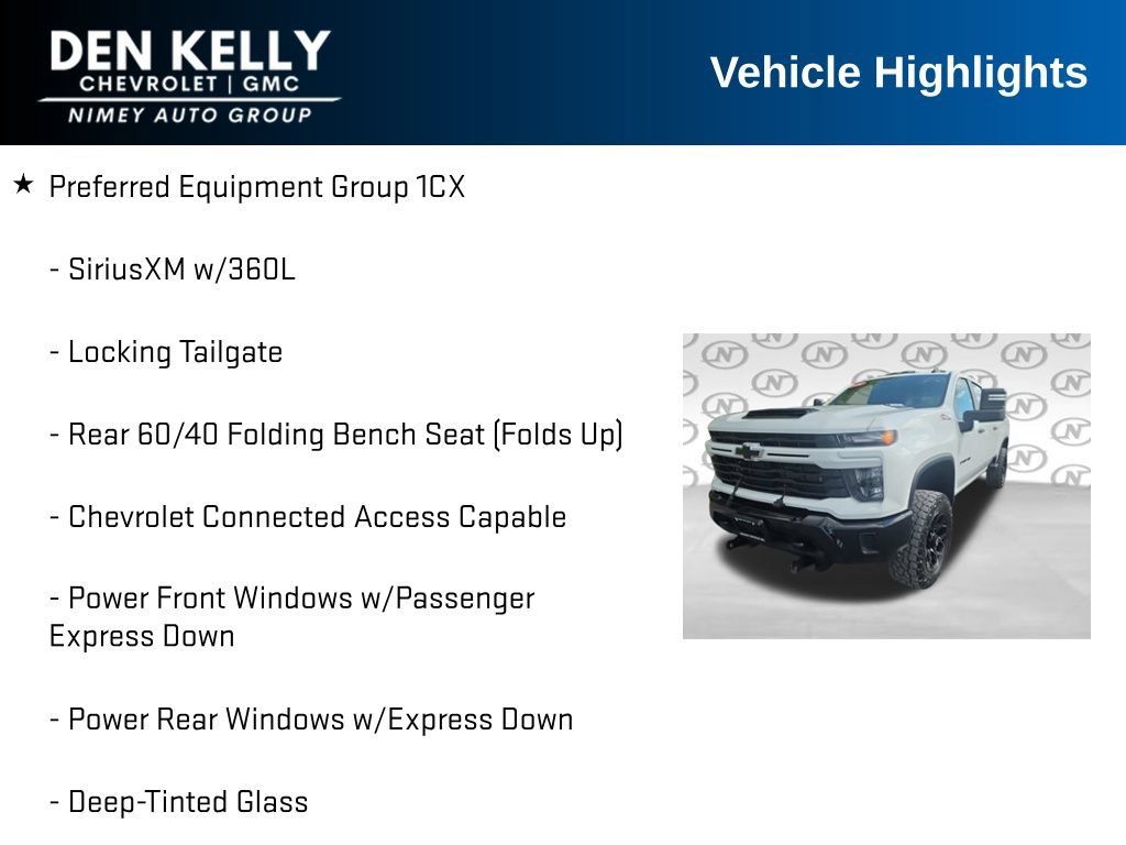 Used 2024 Chevrolet Silverado 2500 Custom w/ Custom Value Package AWD/4WD image 6