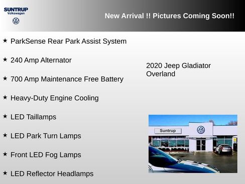 Used 2020 Jeep Gladiator Overland AWD/4WD image 5