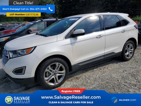 Used 2018 Ford Edge Titanium w/ Technology Package FWD image 1