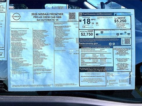 New 2026 Nissan Frontier PRO-4X image 14