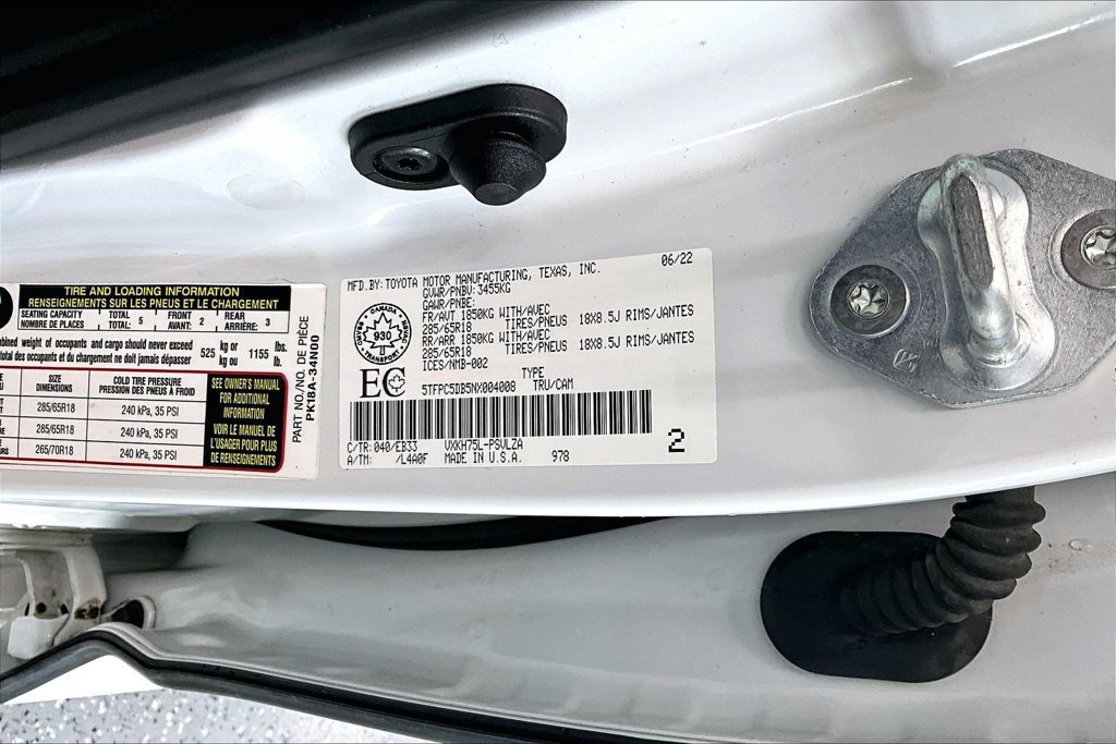 Used 2022 Toyota Tundra TRD Pro AWD/4WD image 19