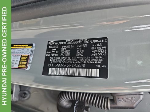 Certified 2025 Hyundai Santa Fe Calligraphy image 27