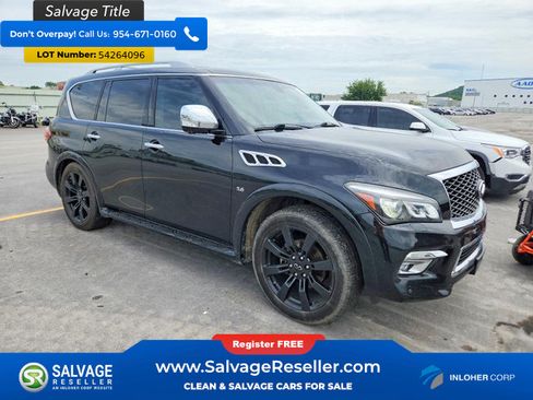 Used 2017 INFINITI QX80 4WD w/ Deluxe Technology Package image 5