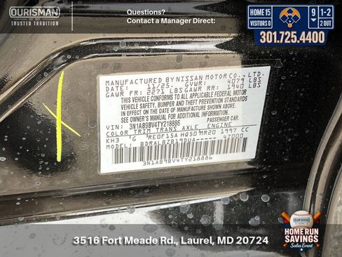 New 2026 Nissan Sentra S w/ Floor Mat Package image 28