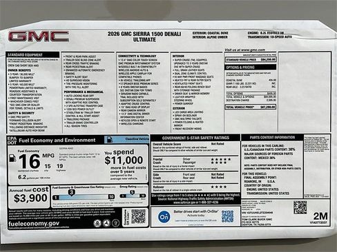 New 2026 GMC Sierra 1500 Denali Ultimate image 21