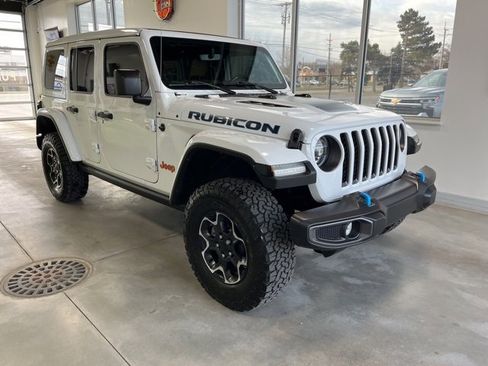 Used 2022 Jeep Wrangler Unlimited Rubicon 4xe w/ Cold Weather Group image 3