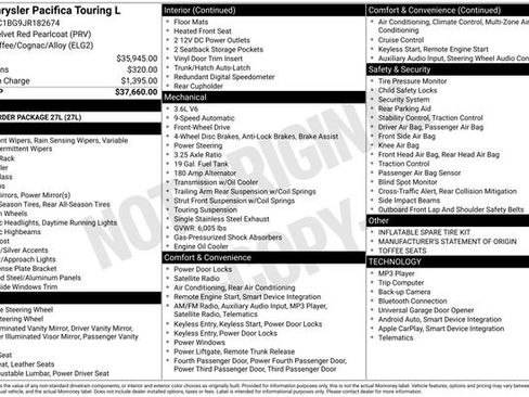 Used 2018 Chrysler Pacifica Touring-L image 14