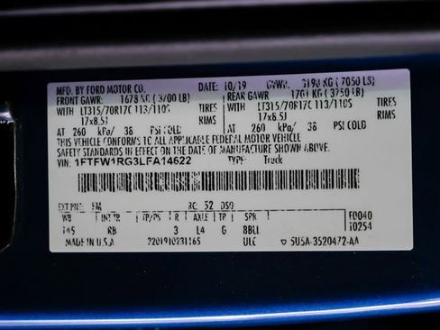 Used 2020 Ford F150 Raptor w/ Equipment Group 802A Luxury AWD/4WD image 72