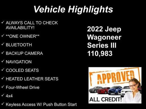 Used 2022 Jeep Wagoneer Series III w/ Premium Group I AWD/4WD image 10