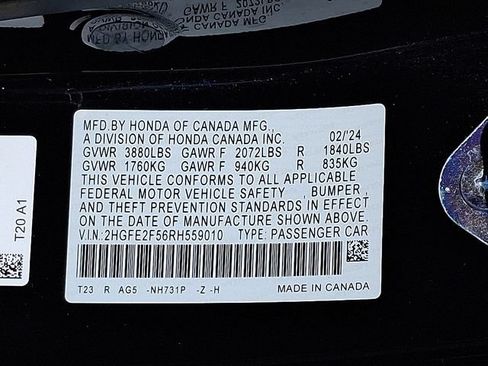 Used 2024 Honda Civic Sport image 28
