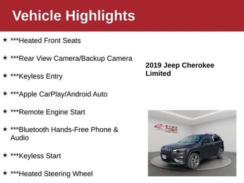 Used 2019 Jeep Cherokee Limited w/ Trailer Tow Group image 3