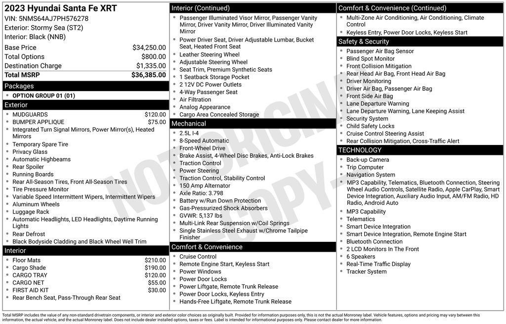 Used 2023 Hyundai Santa Fe XRT FWD image 6