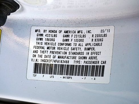 Used 2015 Honda Accord EX image 31