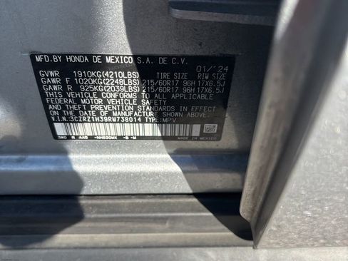 Used 2024 Honda HR-V LX image 7