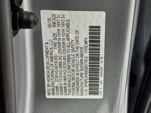 Certified 2025 Honda Odyssey Touring image 35