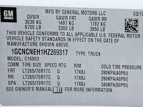Used 2017 Chevrolet Silverado 1500 W/T w/ WT Fleet Convenience Package RWD image 34