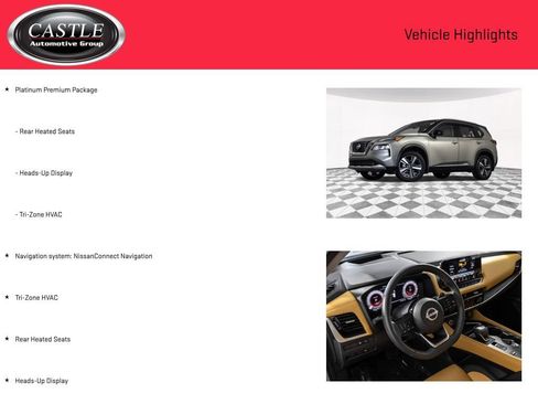 Used 2023 Nissan Rogue Platinum w/ Platinum Premium Package FWD image 3
