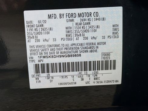 Used 2022 Ford Explorer XLT w/ Equipment Group 202A image 34