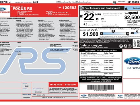 Used 2017 Ford Focus RS image 3