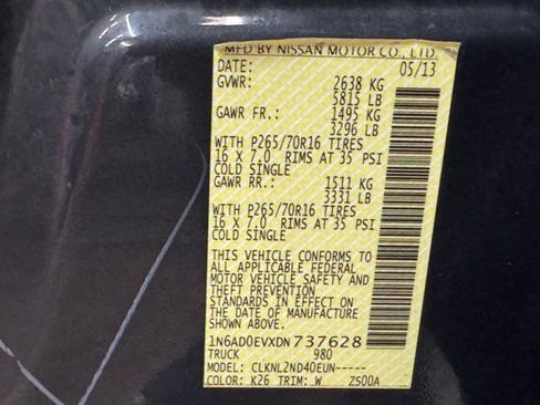 Used 2013 Nissan Frontier SV image 11