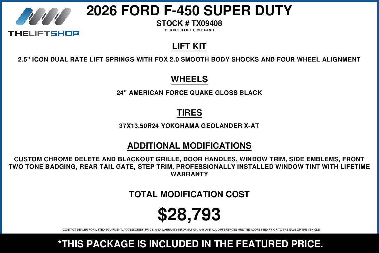 Used 2026 Ford F450 King Ranch w/ Chrome Package AWD/4WD image 3