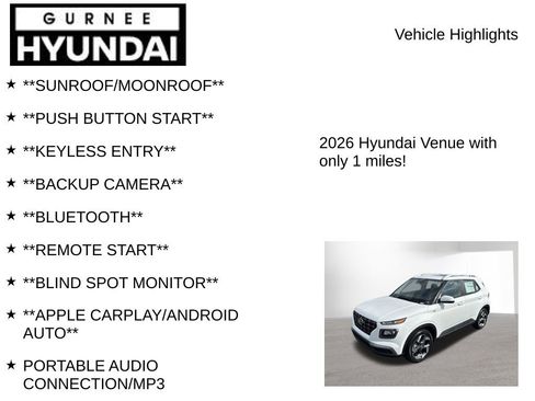 New 2026 Hyundai Venue SEL FWD image 7