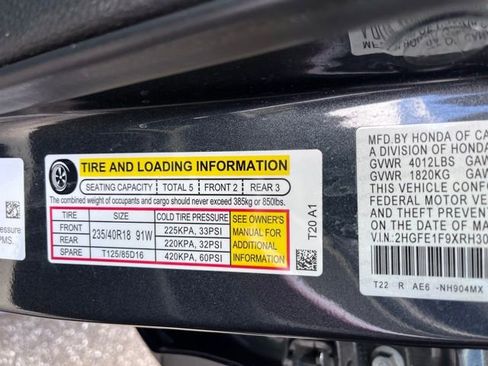 Used 2024 Honda Civic Touring image 15