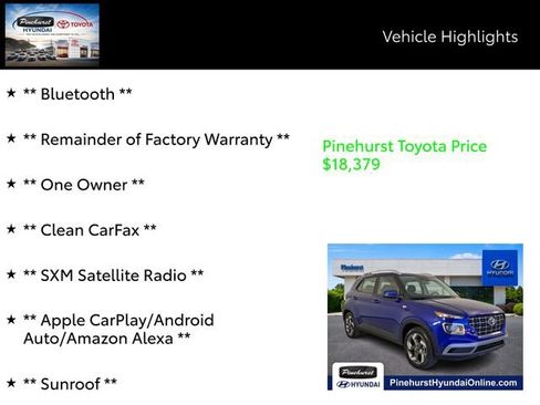 Certified 2025 Hyundai Venue SEL FWD image 7