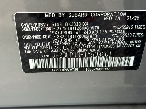 New 2026 Subaru Outback Touring XT AWD/4WD image 27