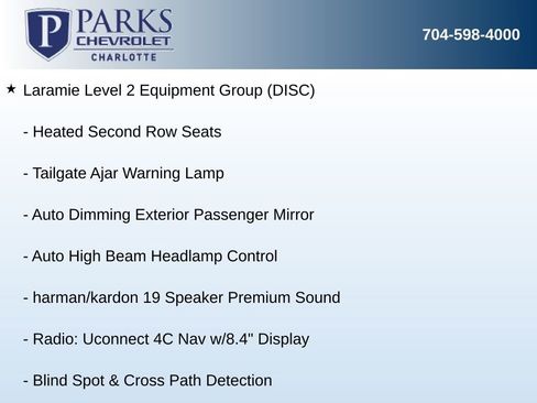 Used 2021 RAM 1500 Laramie w/ Night Edition image 14