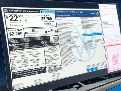 New 2026 Volkswagen Atlas Cross Sport SEL R-Line AWD/4WD image 14