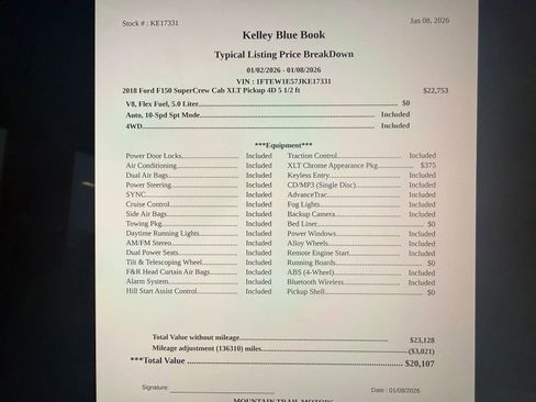 Used 2018 Ford F150 XLT image 6