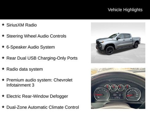 Certified 2021 Chevrolet Silverado 1500 LT Trail Boss w/ Bed Protection Package AWD/4WD image 17