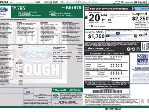 Used 2022 Ford F150 XLT w/ Equipment Group 302A High AWD/4WD image 6