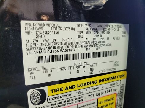 Used 2022 Ford Expedition XLT AWD/4WD image 33