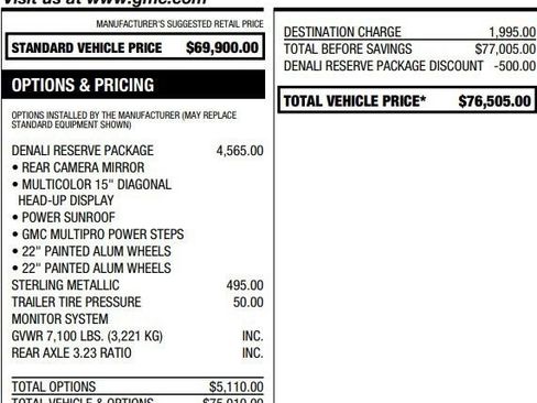 Certified 2024 GMC Sierra 1500 Denali w/ Denali Reserve Package AWD/4WD image 2