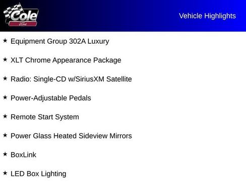 Used 2017 Ford F150 XLT w/ Equipment Group 302A Luxury image 2