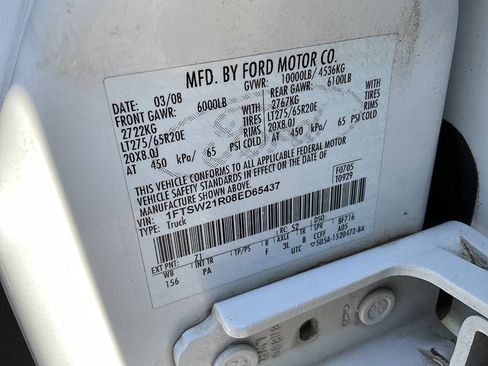 Used 2008 Ford F250 FX4 AWD/4WD image 20