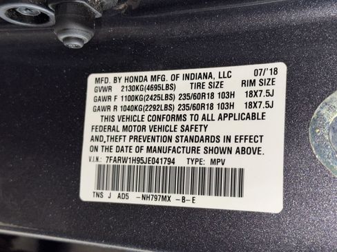 Used 2018 Honda CR-V Touring image 37