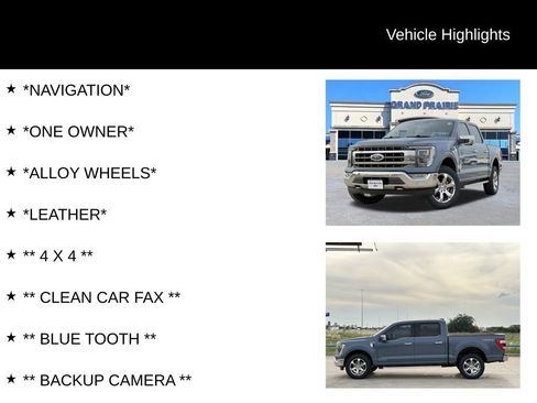 Certified 2023 Ford F150 Lariat w/ Equipment Group 502A High AWD/4WD image 4
