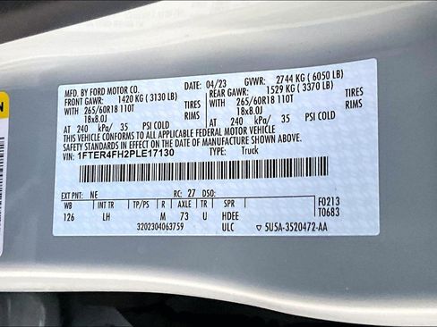 Used 2023 Ford Ranger XLT w/ Equipment Group 301A Mid image 35