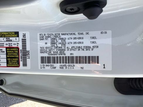 New 2026 Toyota Sequoia TRD Pro AWD/4WD image 29