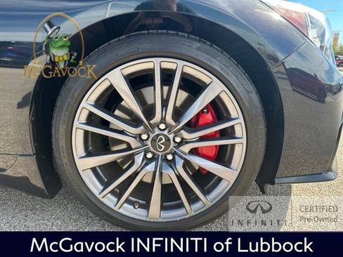 Certified 2023 INFINITI Q50 Red Sport 400 w/ Black Opal Edition image 8