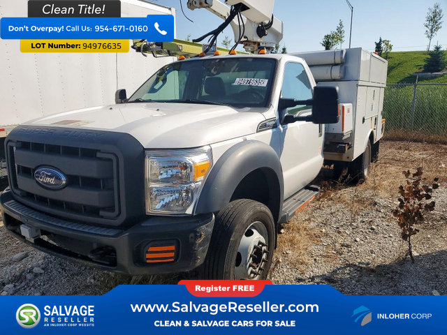 Used 2013 Ford F450 XL w/ Snow Plow Prep Pkg RWD image 1