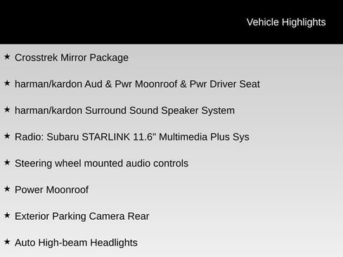 Used 2024 Subaru Crosstrek 2.5i Wilderness w/ Crosstrek Mirror Package image 5