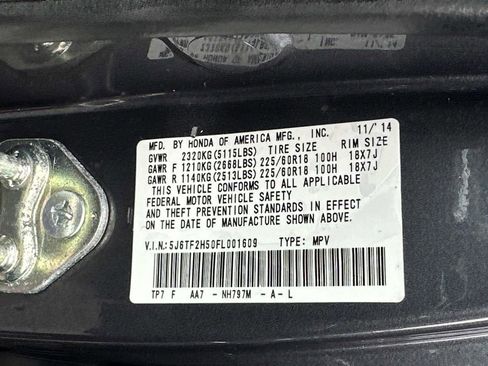 Used 2015 Honda Crosstour EX-L image 31