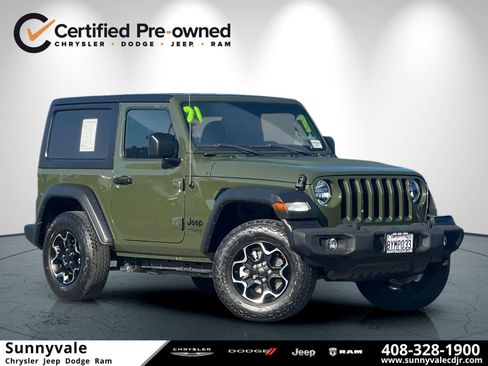 Certified 2021 Jeep Wrangler Sport AWD/4WD image 1